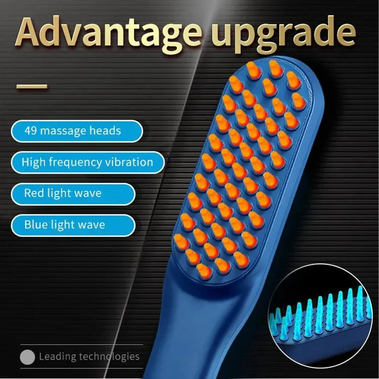PAKISS Anti-Hair Loss Wireless Electric Hair Straightener Comb Hair Straightener Brush