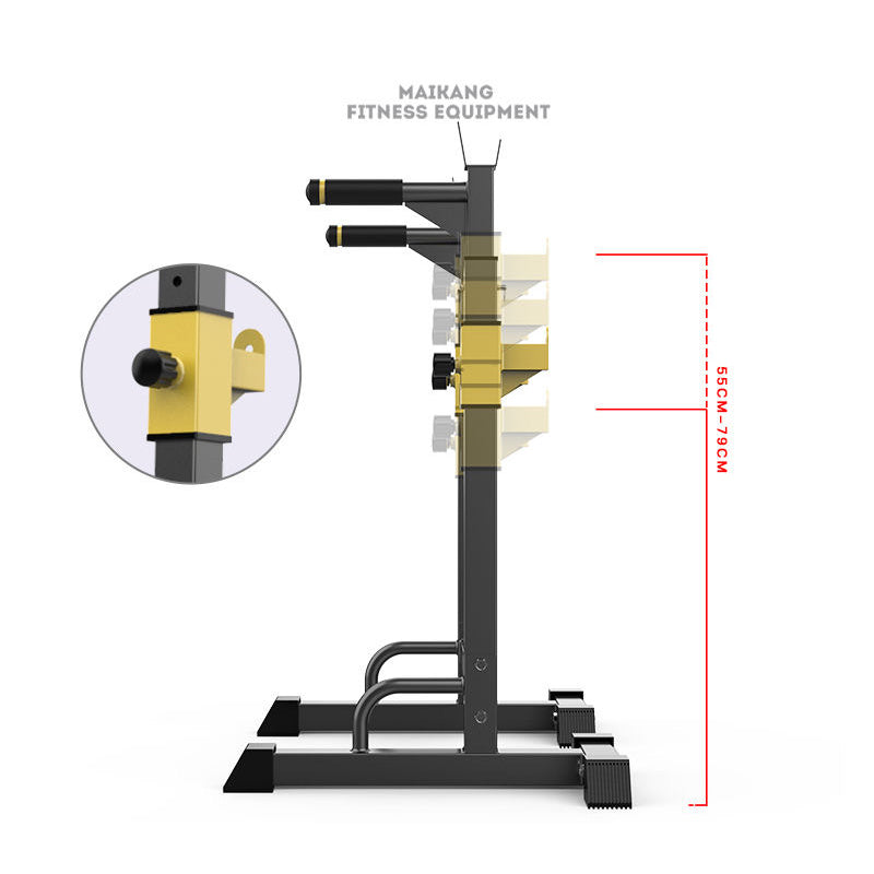 Professional Multi Gym Fitness Equipment Commercial Power Rack Gym Half Squat Power Rack