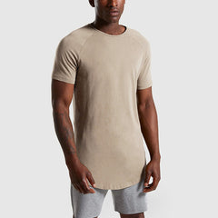 2021 Custom Men's Short Summer Short Sleeve Sports T-Shirts Slim Fit Mens Oem Men T-Shirt