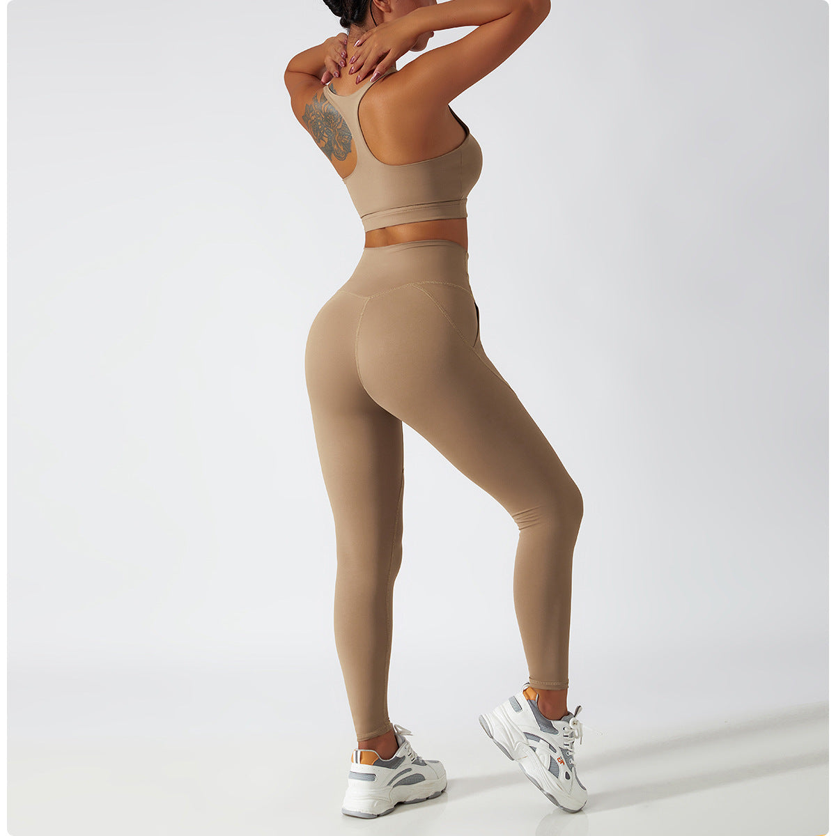 NO MOQ Eco Friendly Activewear Gym Fitness Sets Yoga Wear Recycled Nylon Workout Sets