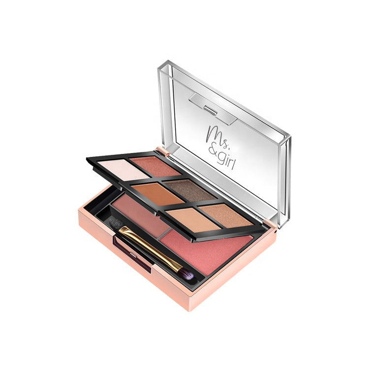 Charme Beauty Multicolored Pearl Matte Velvet Beauty Tools Eyeshadow Palette