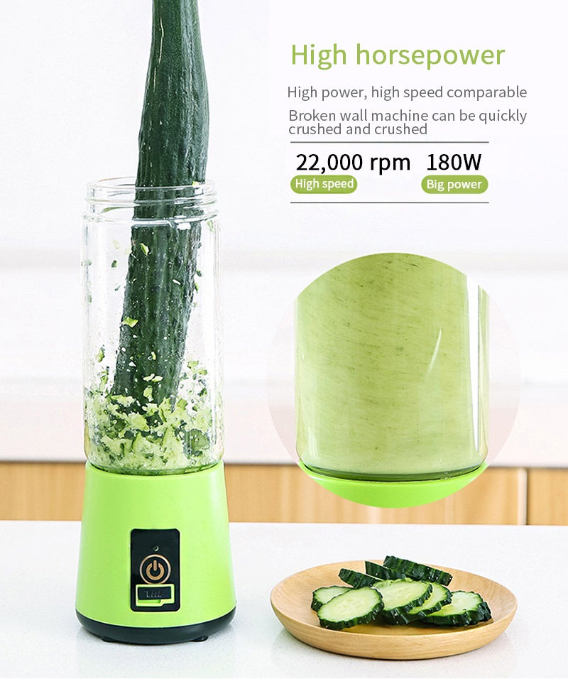 Personal Blender With 2000mAh USB Rechargeable Battery Electric Blender Portable Blender