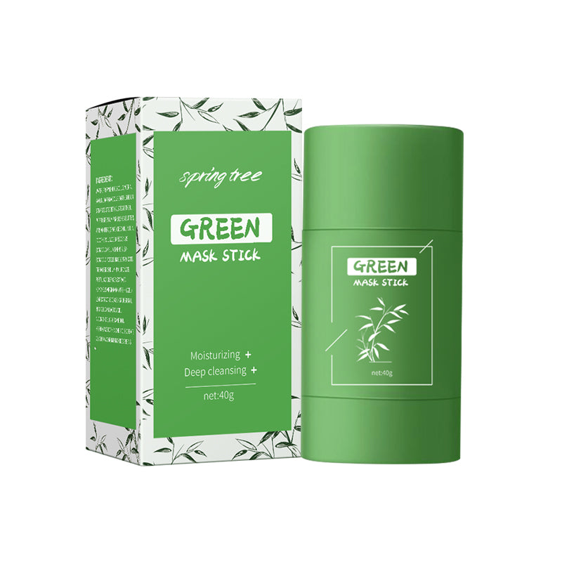 Amazon Hot Sale Clay Mask Stick Facial Skin Care Matcha Green Tea Purifying Stick Mask Facial Clay Mud Solid Green Tea Mask