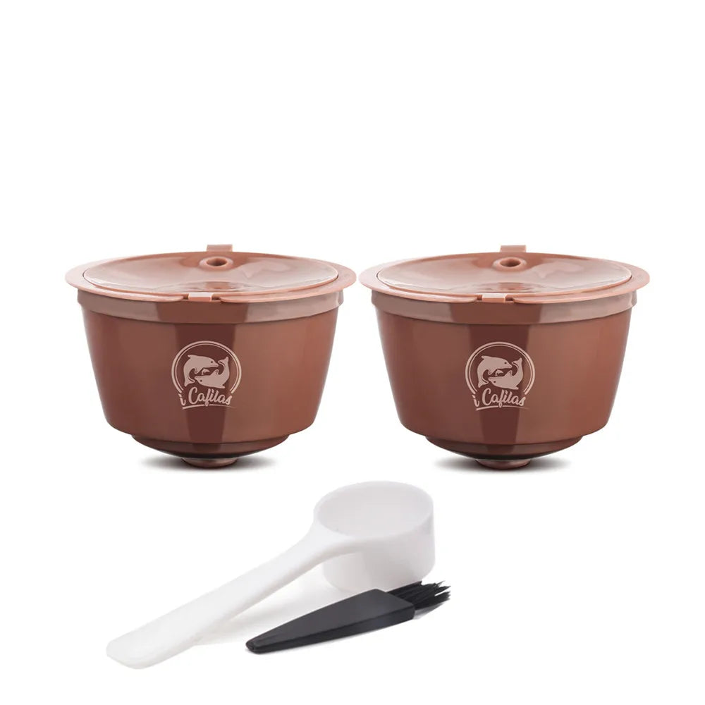 iCafilas for Dolce Gusto Reusable Crema Coffee Capsule Cappuccino Filters Compatible With Nescafe Dolci Gusto Machine