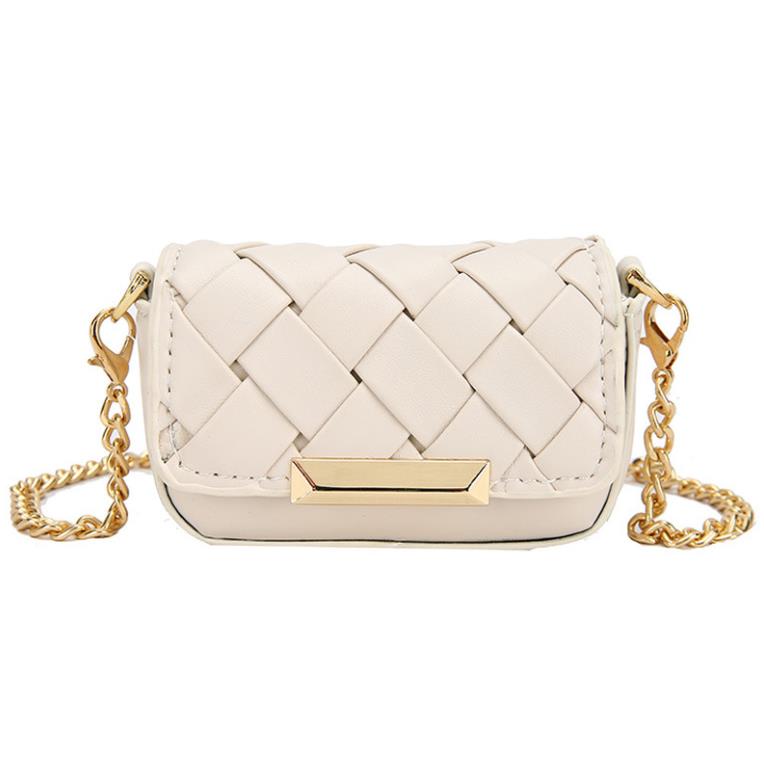 GS284 Trendy Pure Color Mini Bags Korean Fashion Girls Chain Messenger Bags Ladies Sling Shoulder Bag Women Handbags