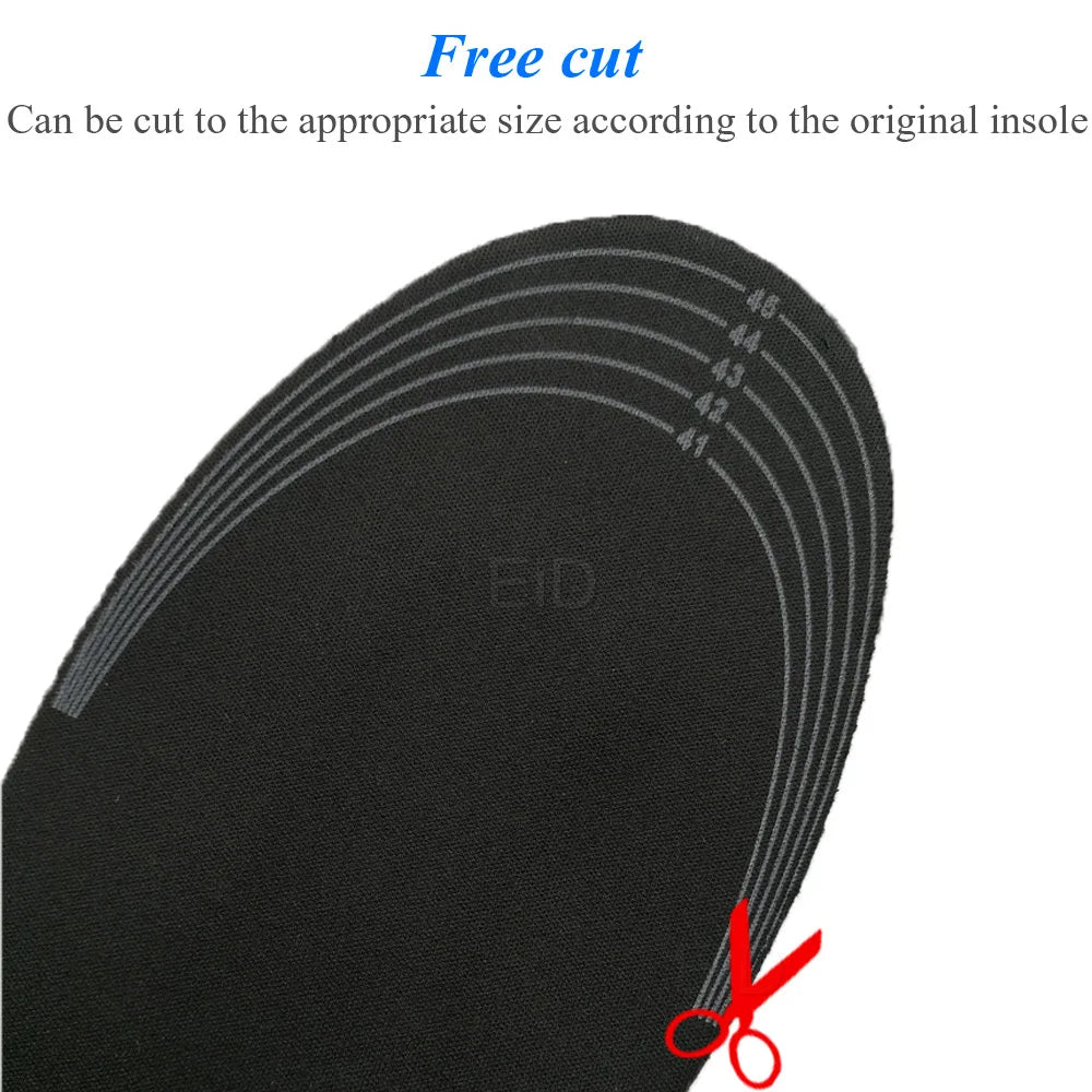EiD USB Heated Shoe Insoles Electric Foot Warming Pad Feet Warmer Sock Pad Mat Winter Outdoor Sports Heating Insoles Winter Warm