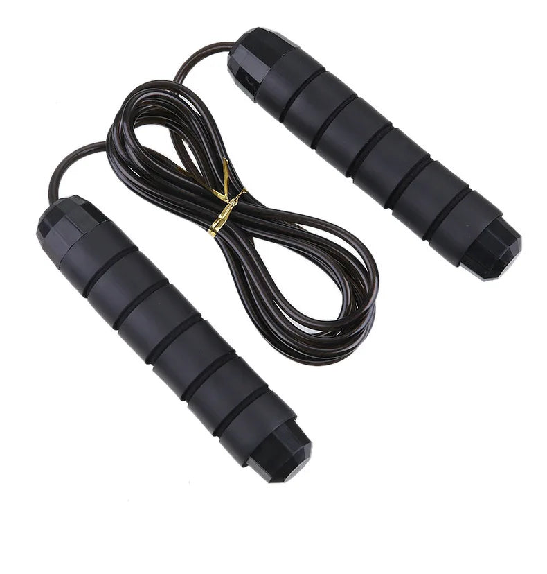 4 Color Adjustable Fitness Weighted Speed Jump Rope With Foam Handle Fitness Exercises for Fitness Home Exercise&Slim Body Free