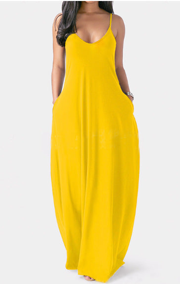 2022 Summer Fashion Maxi Dress Women Suspender Women Dresses Summer Ladies Dresses Women Beach