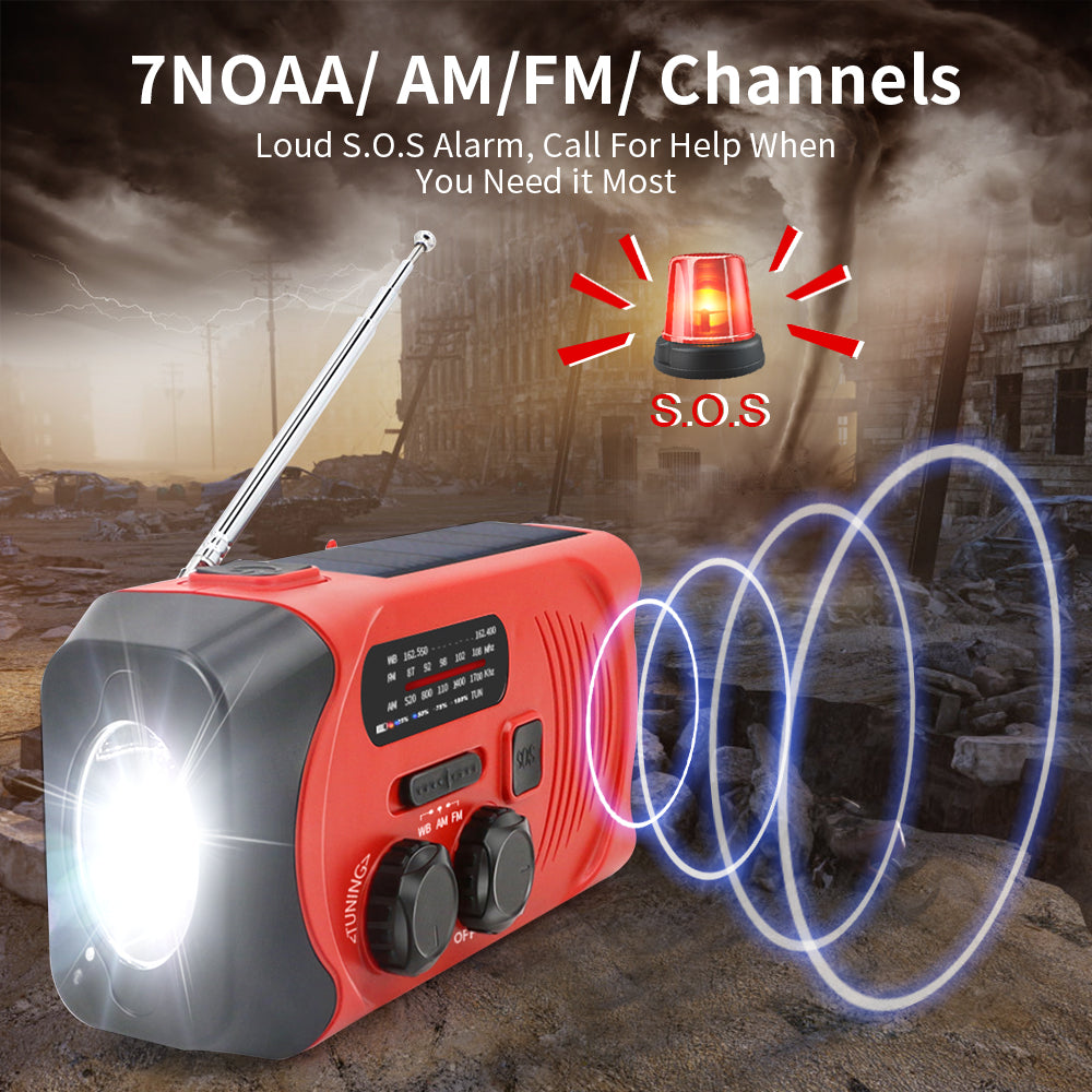 Outdoor Disaster Mulit-Function Survival Emergency Kit Radio