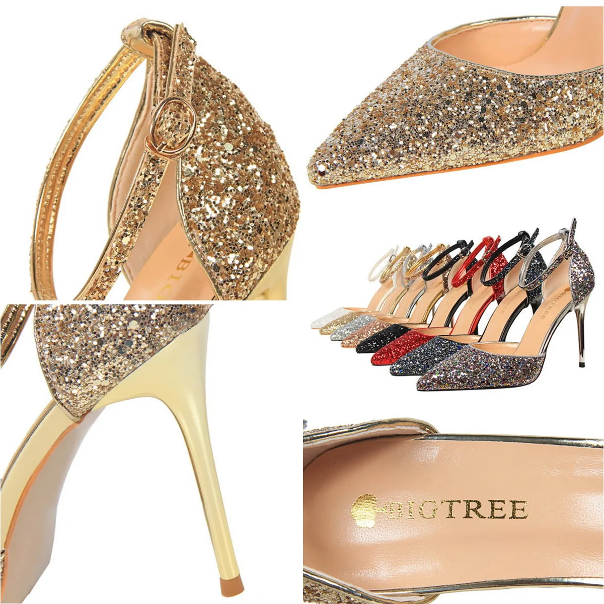 Sparkling Nightfall Heels | 283-1 Luxurious High Heel