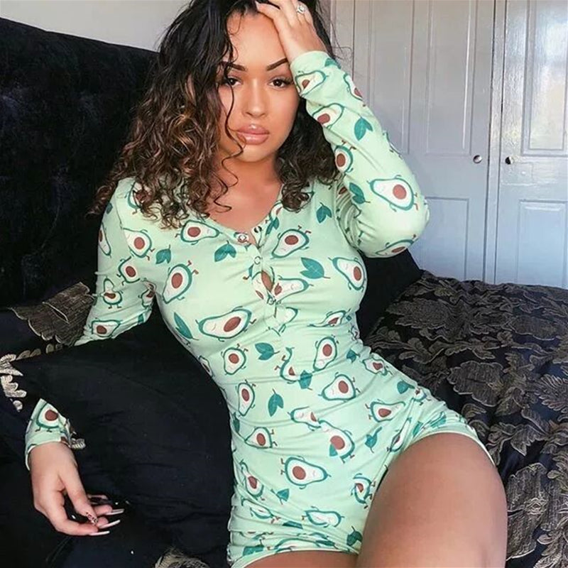 Wholesale Explosion Offer Large Catoon Tight Shorts Break Up Plus Size Sexy Cozy Sleepwear Onesies