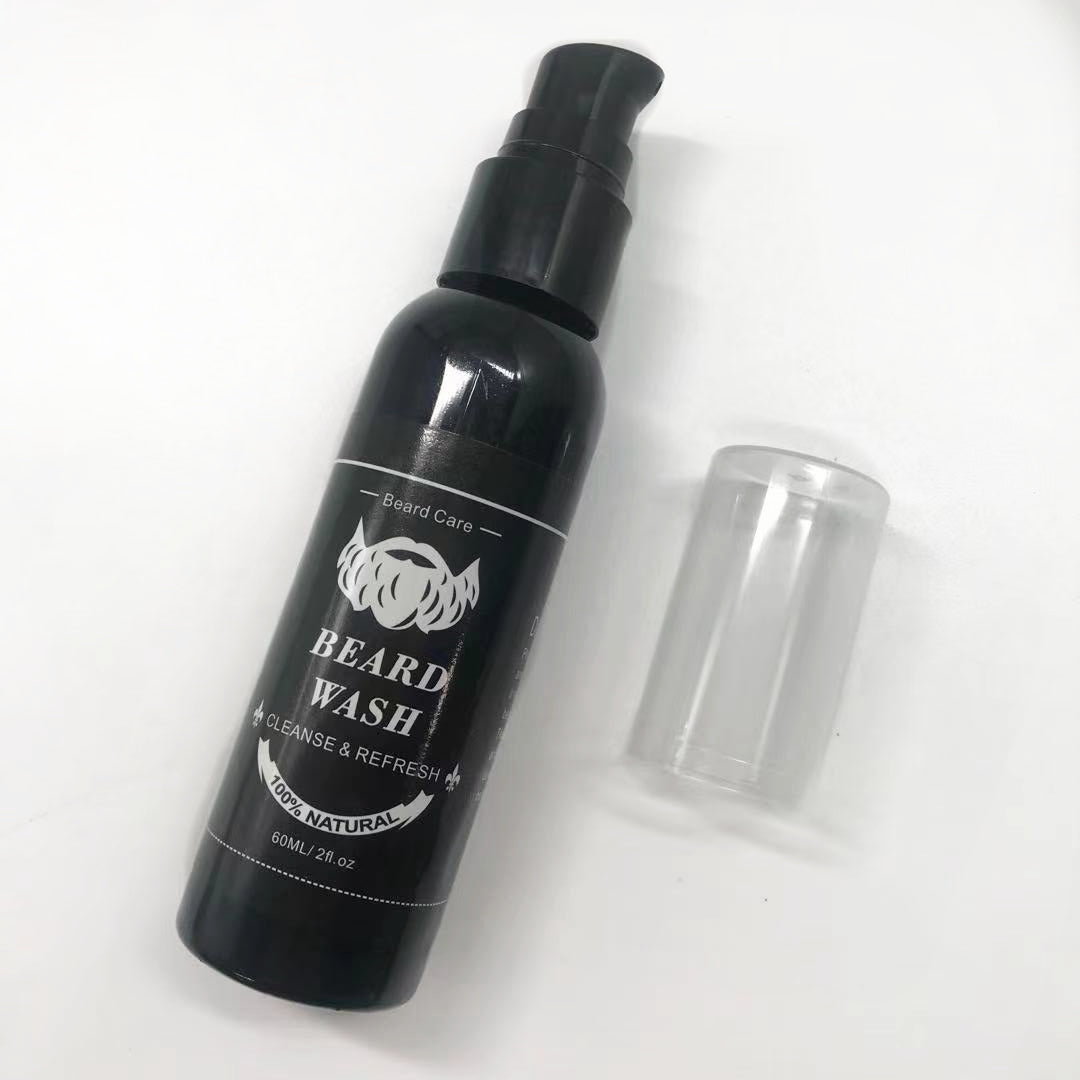 Customize Organic Men's Grooming Care Growth Beard Oil Trimmer Set Beard Growth Kit Packaging for Men Grooming Care