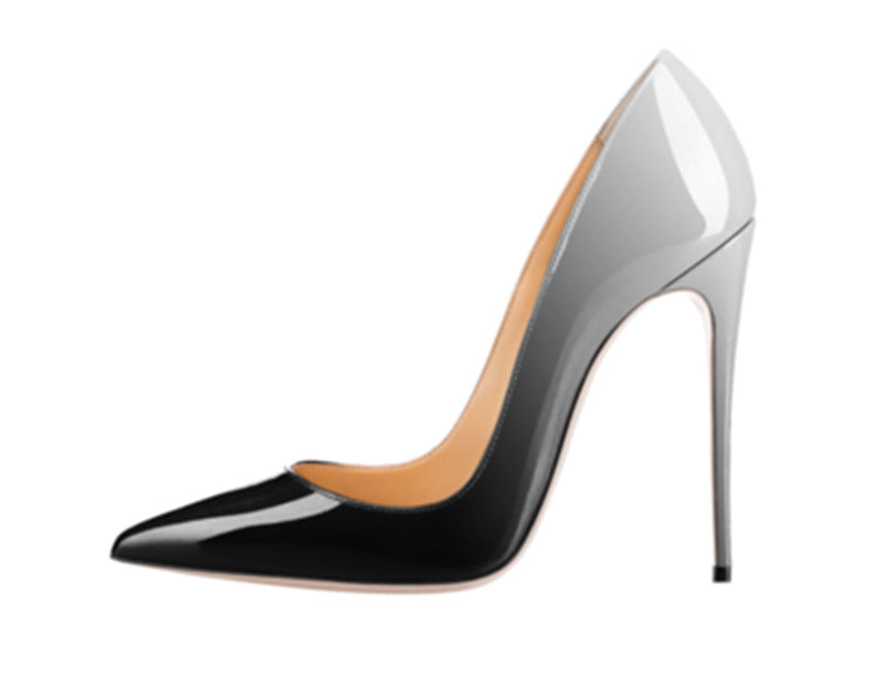 Classic Pointed Toe Stiletto Heel Pumps Women 12 Cm High Heels
