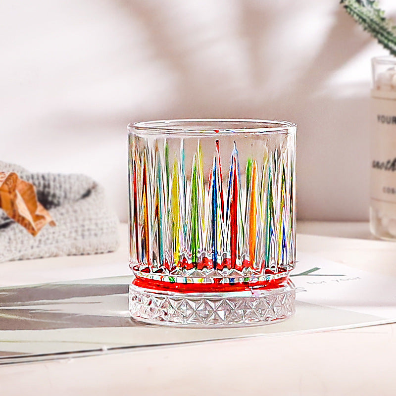 Hand Painted Unique Birthday Anniversary Wedding Wine Gift Glasses Wine Glass Crystal Whiskey Glass