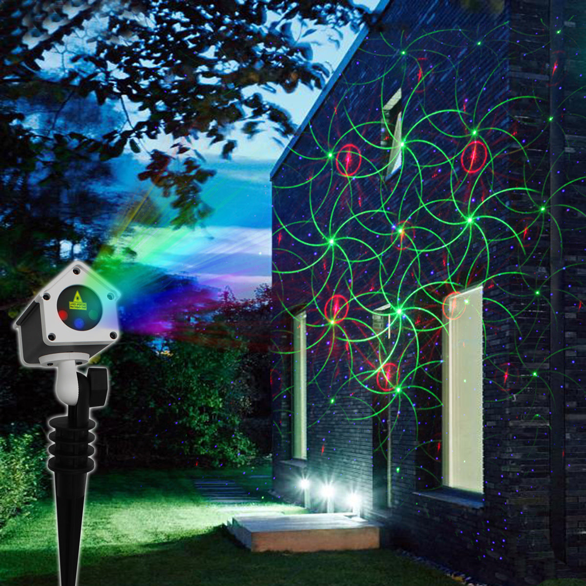 Outdoor Christmas Laser Lights Projector