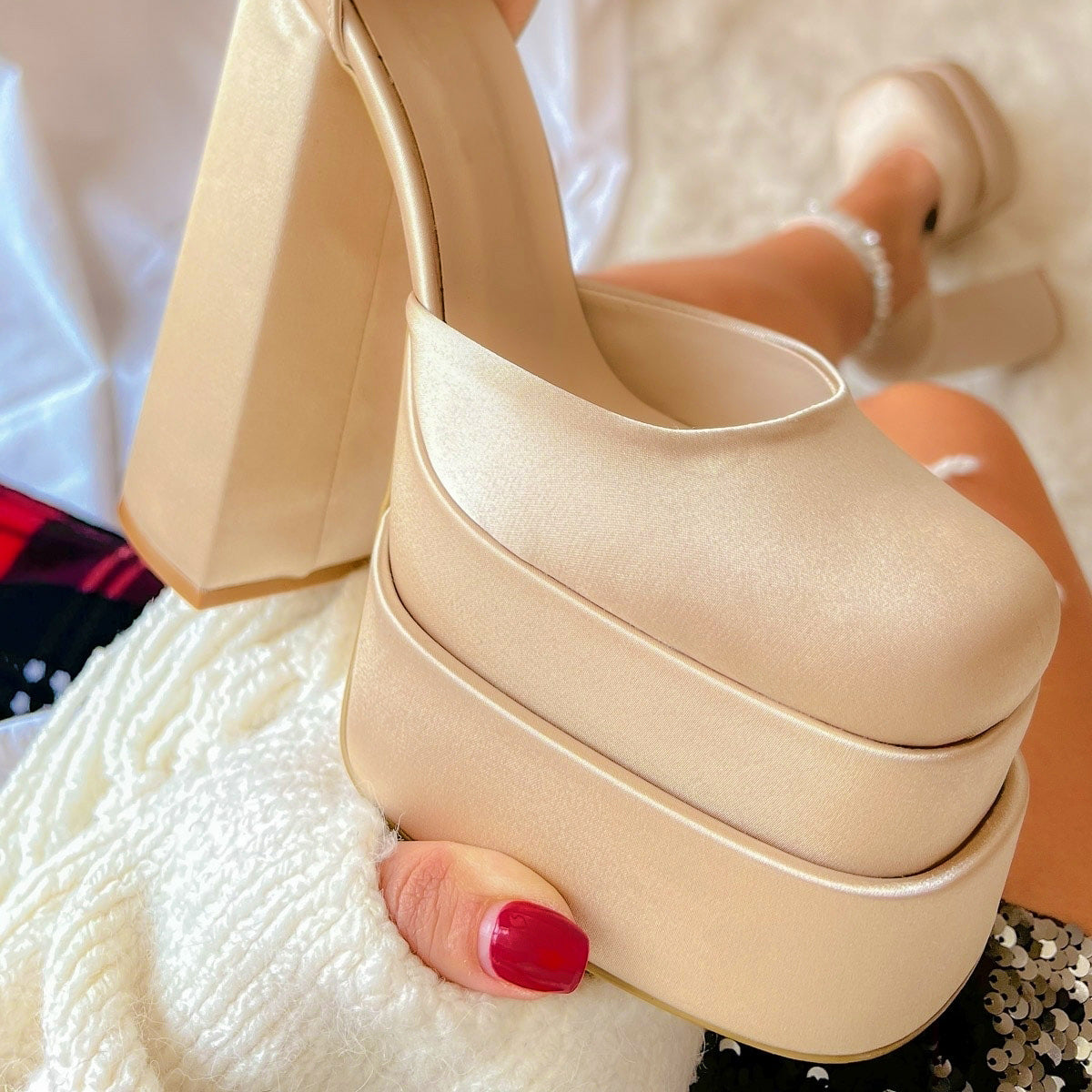 2022 Plataformas Sandalias Summer New Design Thick Sole High Heels Ladies Chunky Platform Sandals for Women