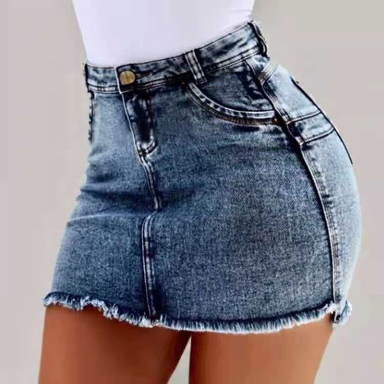 Summer Girls High Waist Denim Shorts Jeans Women Shorts  Push Up Skinny Slim Denim Short Skirts and Hot Sale