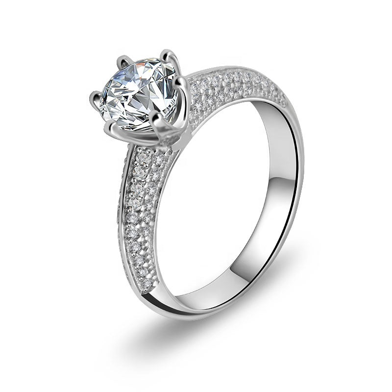 2021 Stone Rings Women  Moissanite Diamond Jewellery Engagement Silver 925 Ring Jewelry