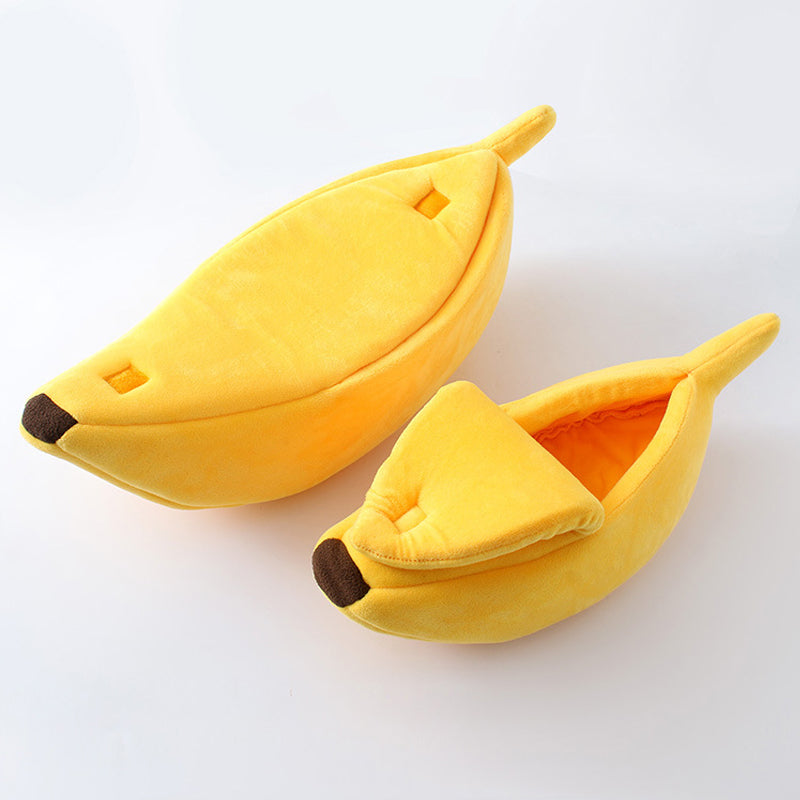 Dog Banana Bed Cat Bed House Cat Mat Beds Warm Durable Portable Pet Basket Kennel Dog Cushion Multicolor Cat Supplies