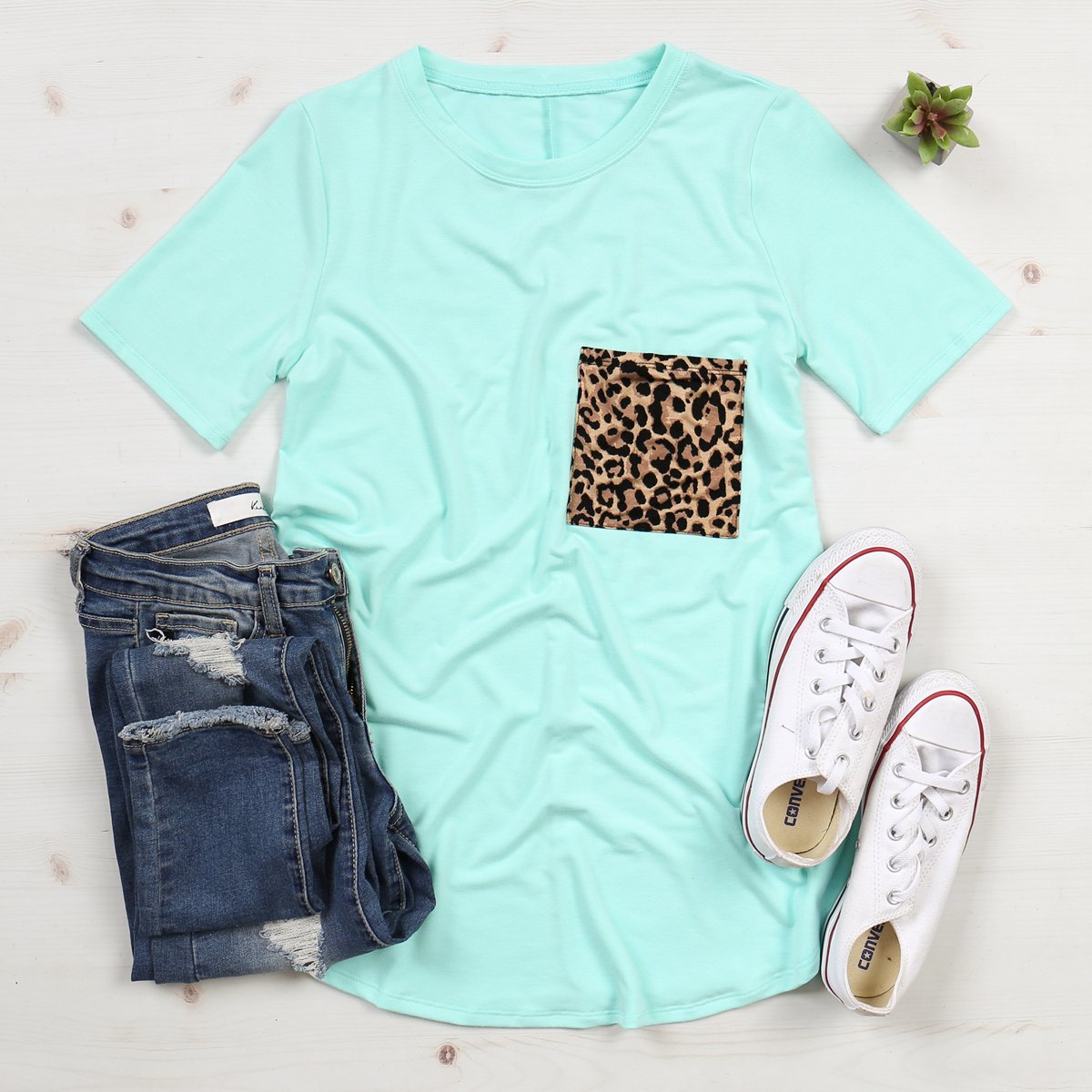 Premium Long Line Pocket Flared Tunic