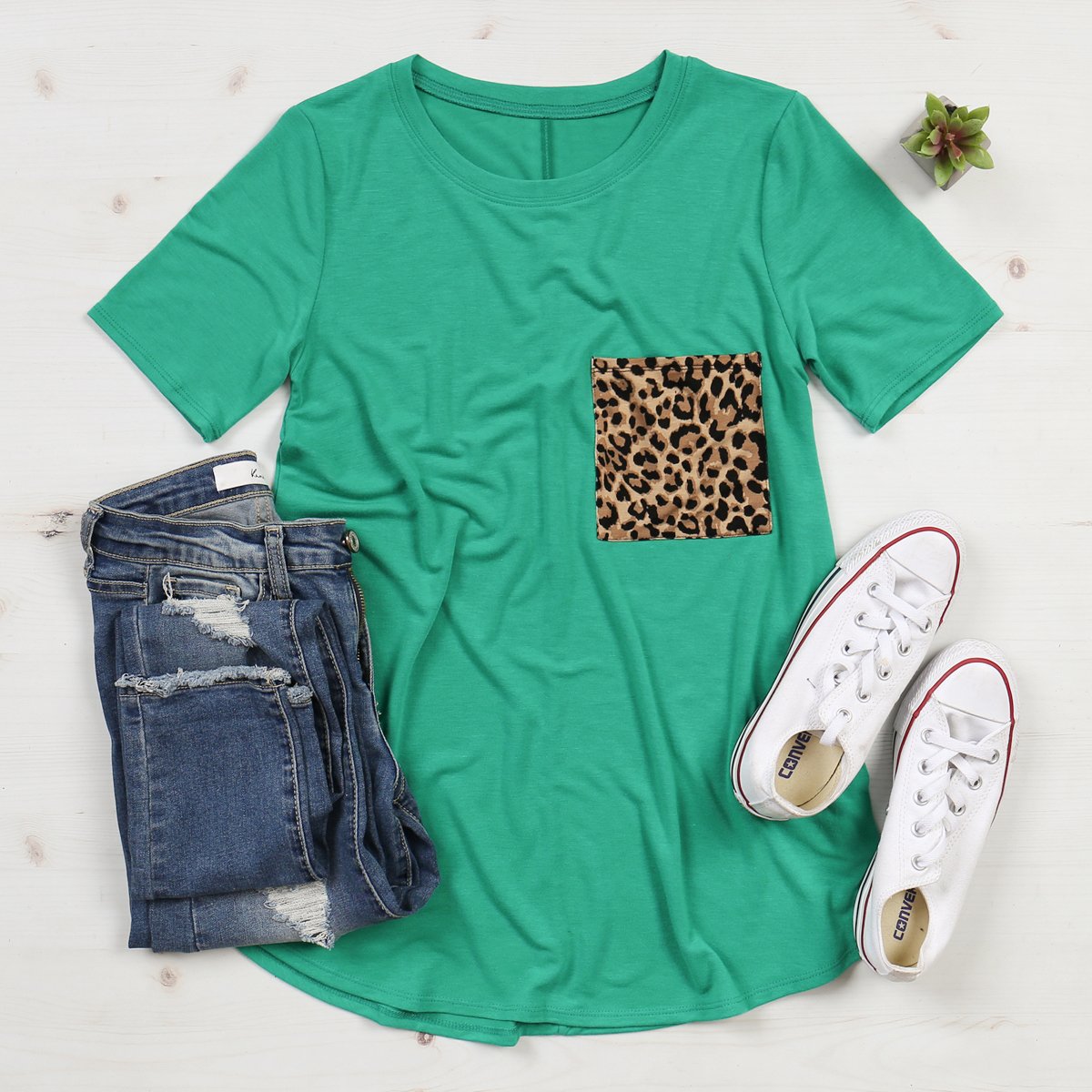 Premium Long Line Pocket Flared Tunic