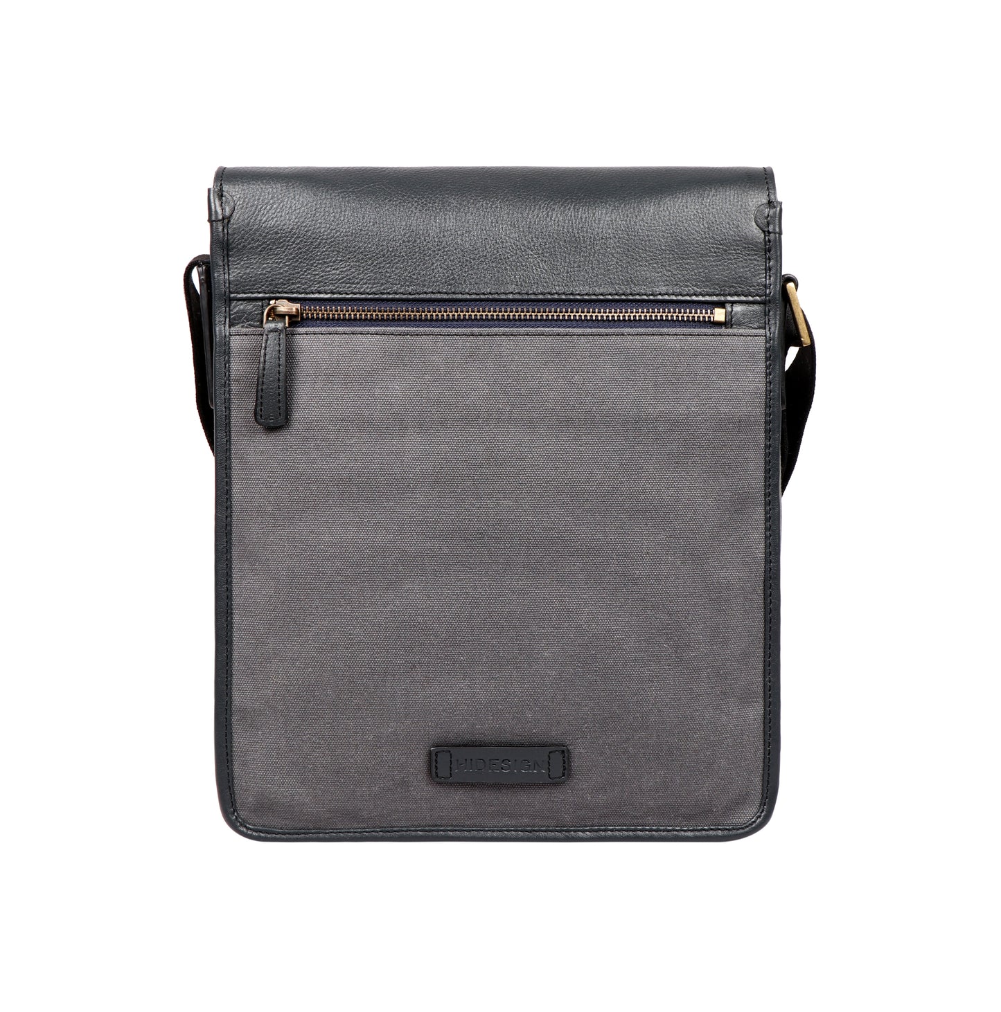Aiden Genuine Leather and Canvas Medium Crossbody Men/Women Shoulder Messenger Bag/Travel Bag / 10.5" iPad Bag