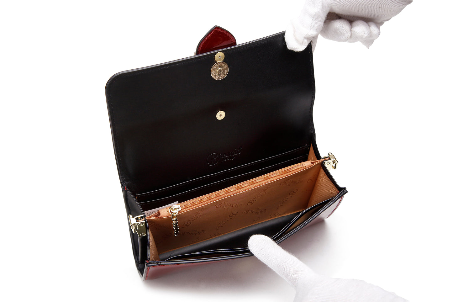 Queen's Crown Magnetic Clasp Crossbody Wallet & Purse