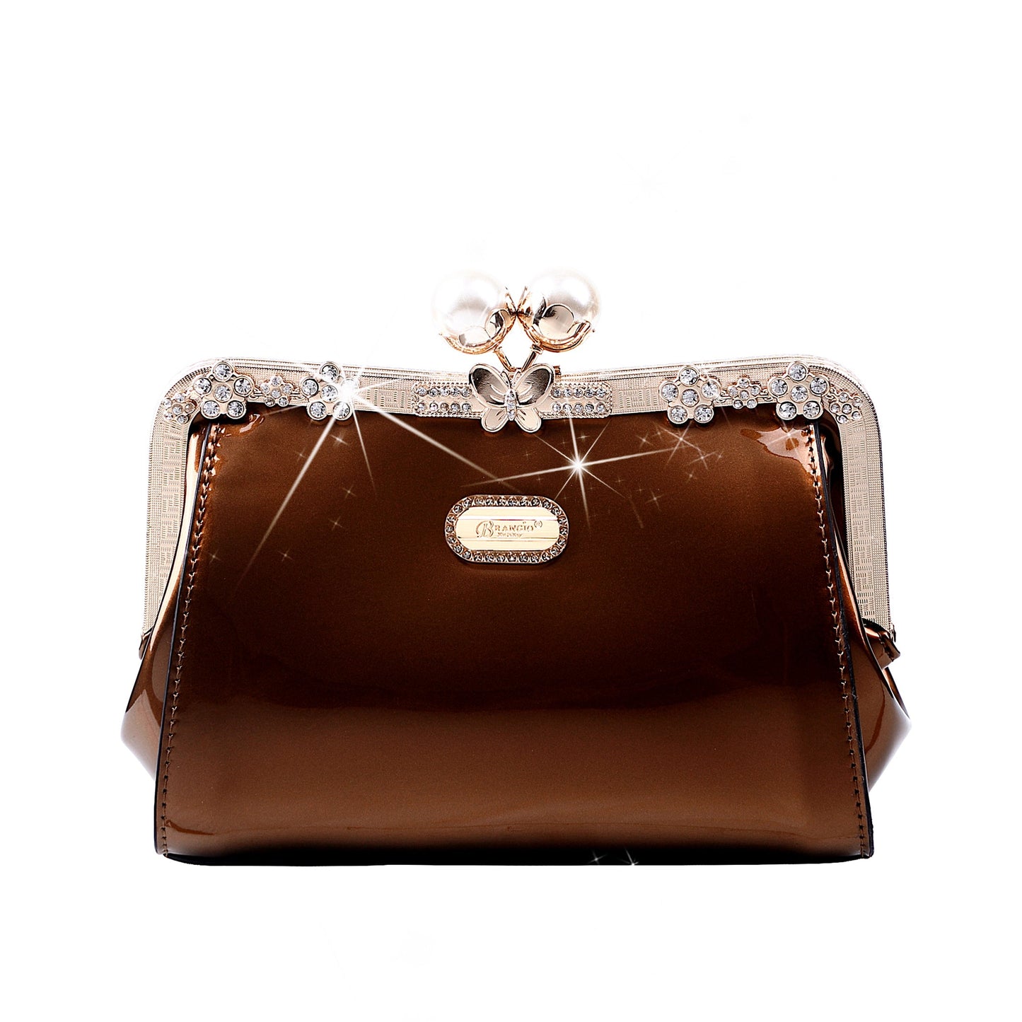 Starry Ocean Blossom Crossbody Clutch