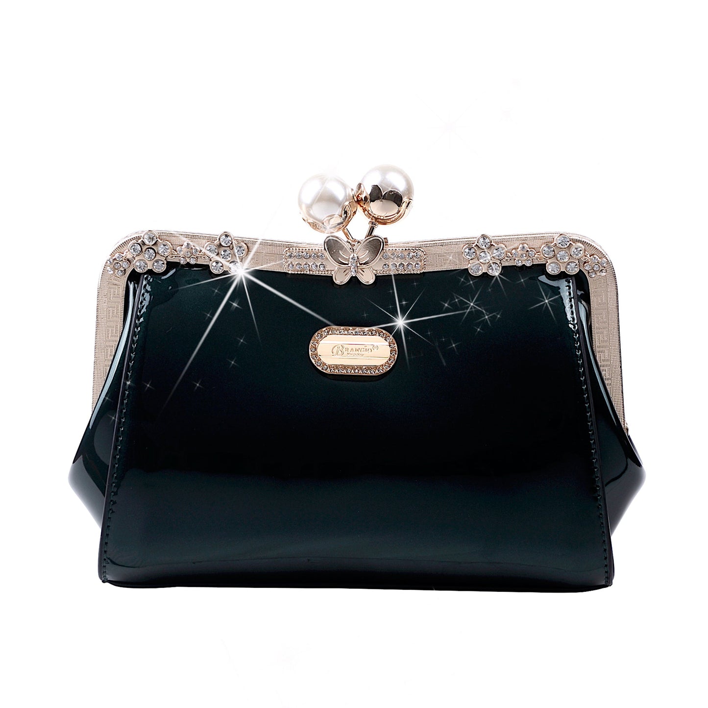 Starry Ocean Blossom Crossbody Clutch