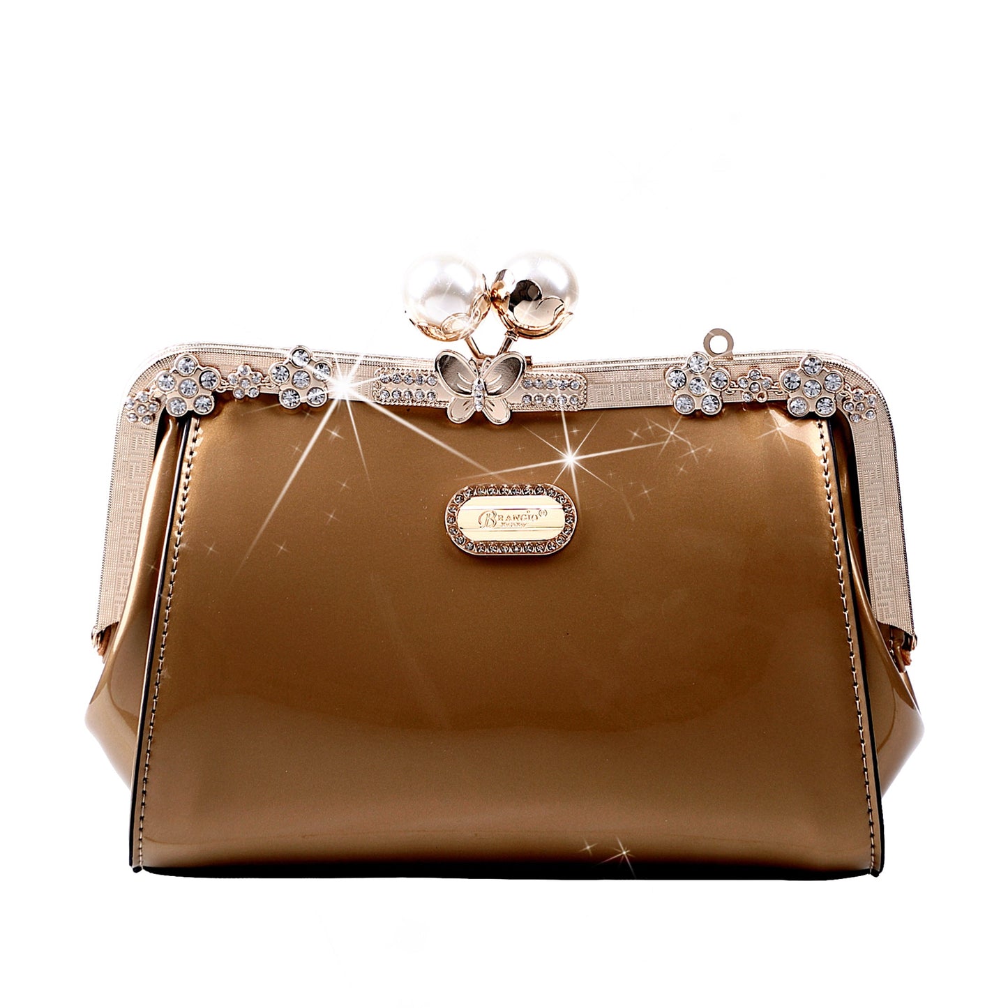 Starry Ocean Blossom Crossbody Clutch