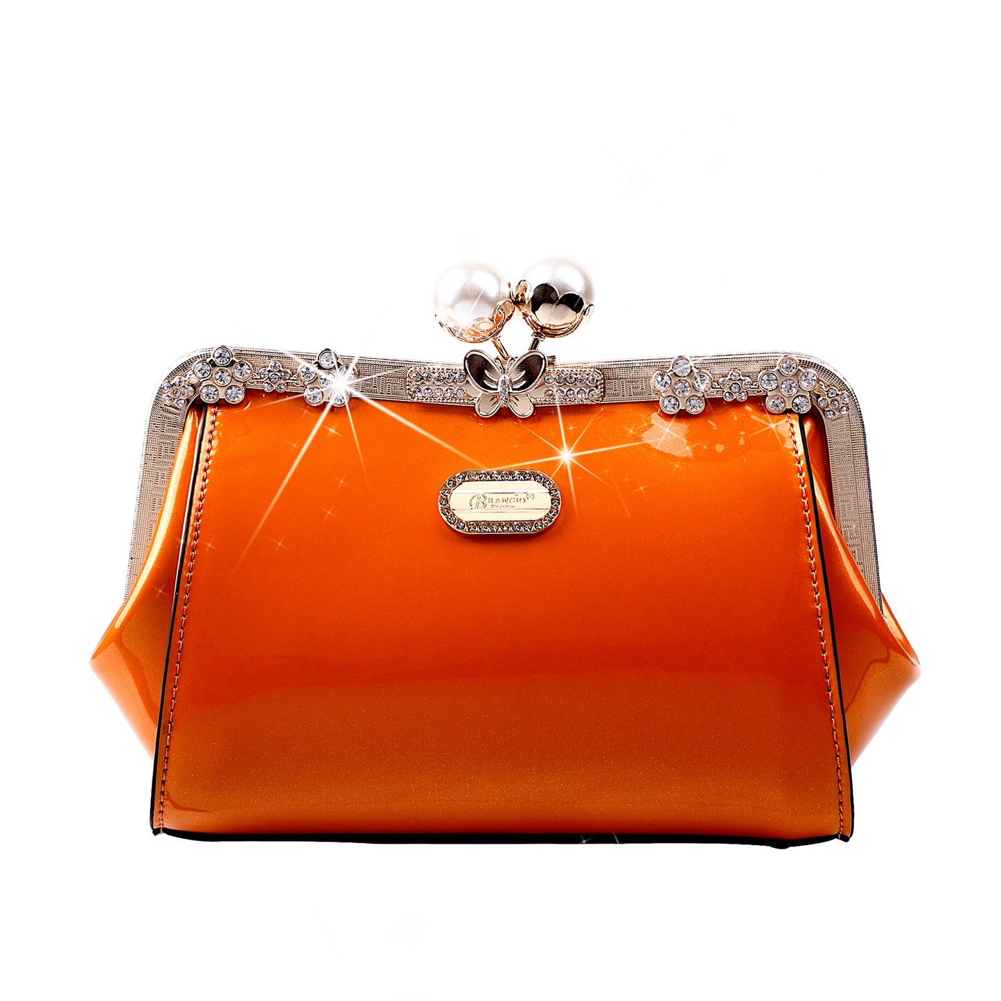 Starry Ocean Blossom Crossbody Clutch