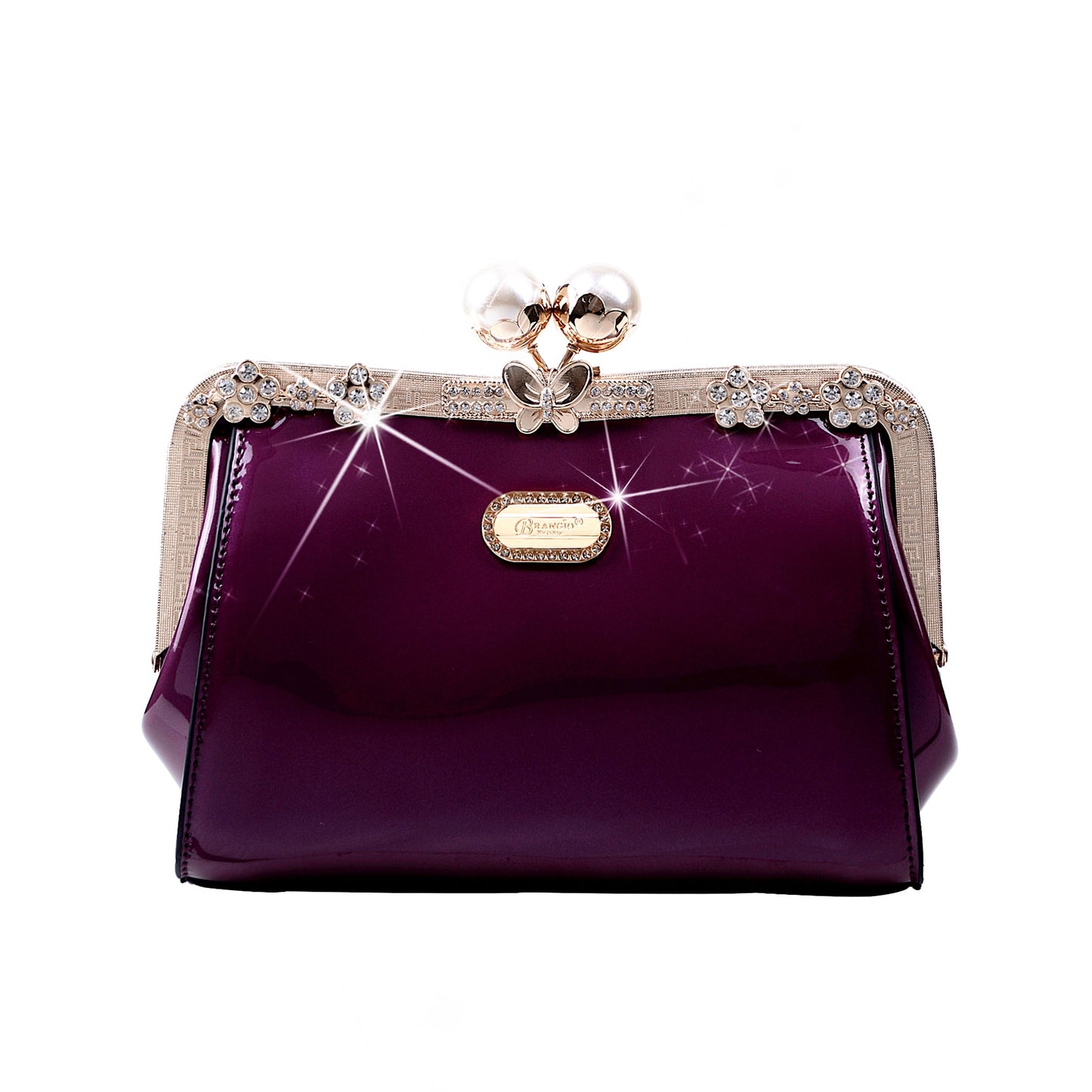 Starry Ocean Blossom Crossbody Clutch