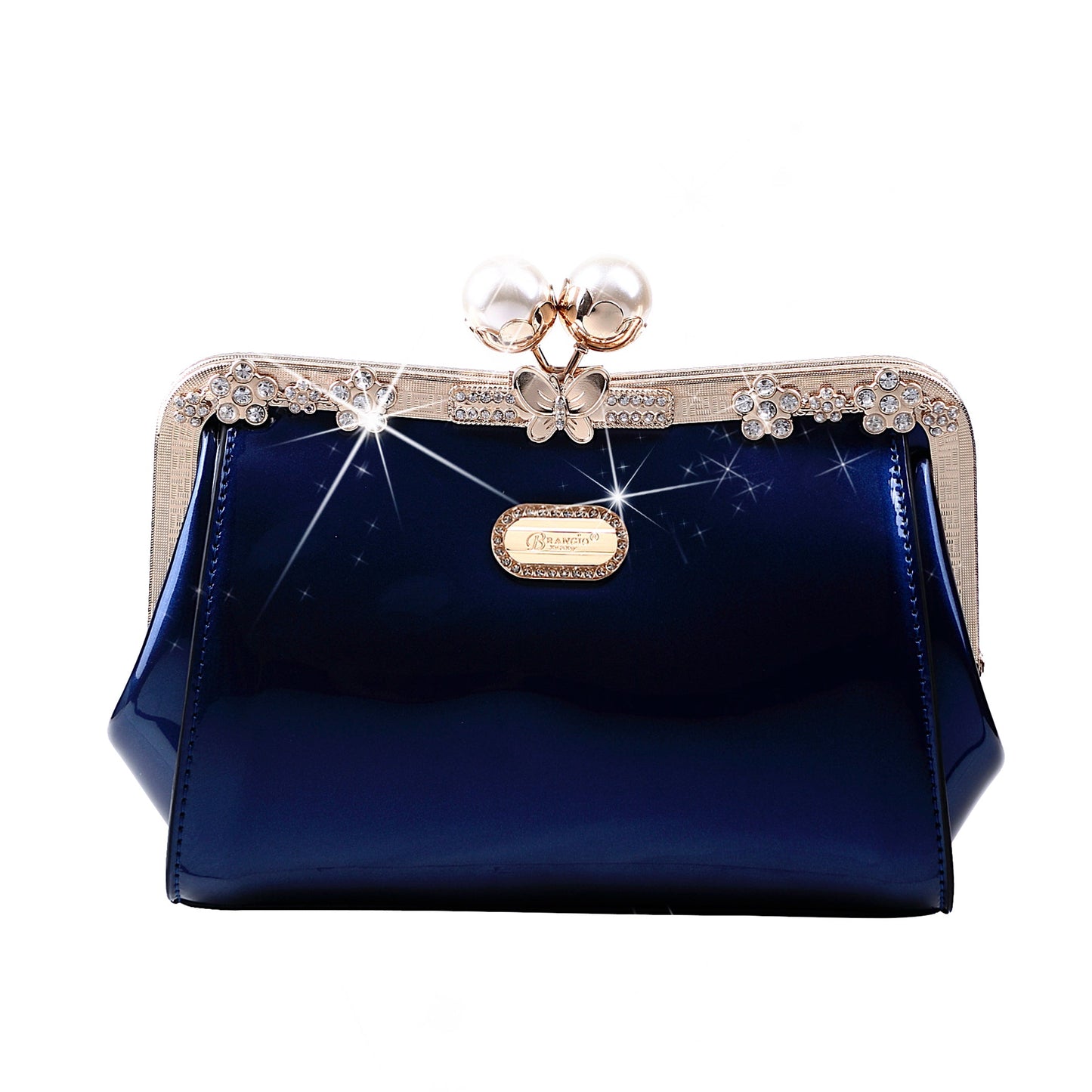 Starry Ocean Blossom Crossbody Clutch