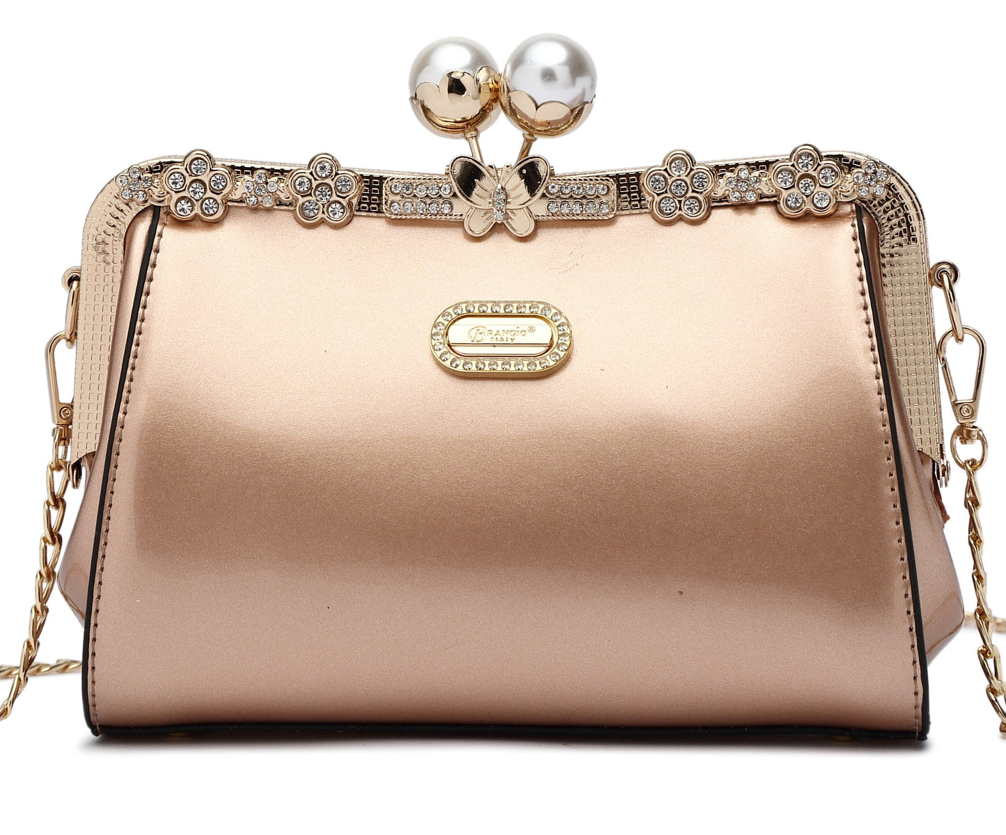 Starry Ocean Blossom Crossbody Clutch