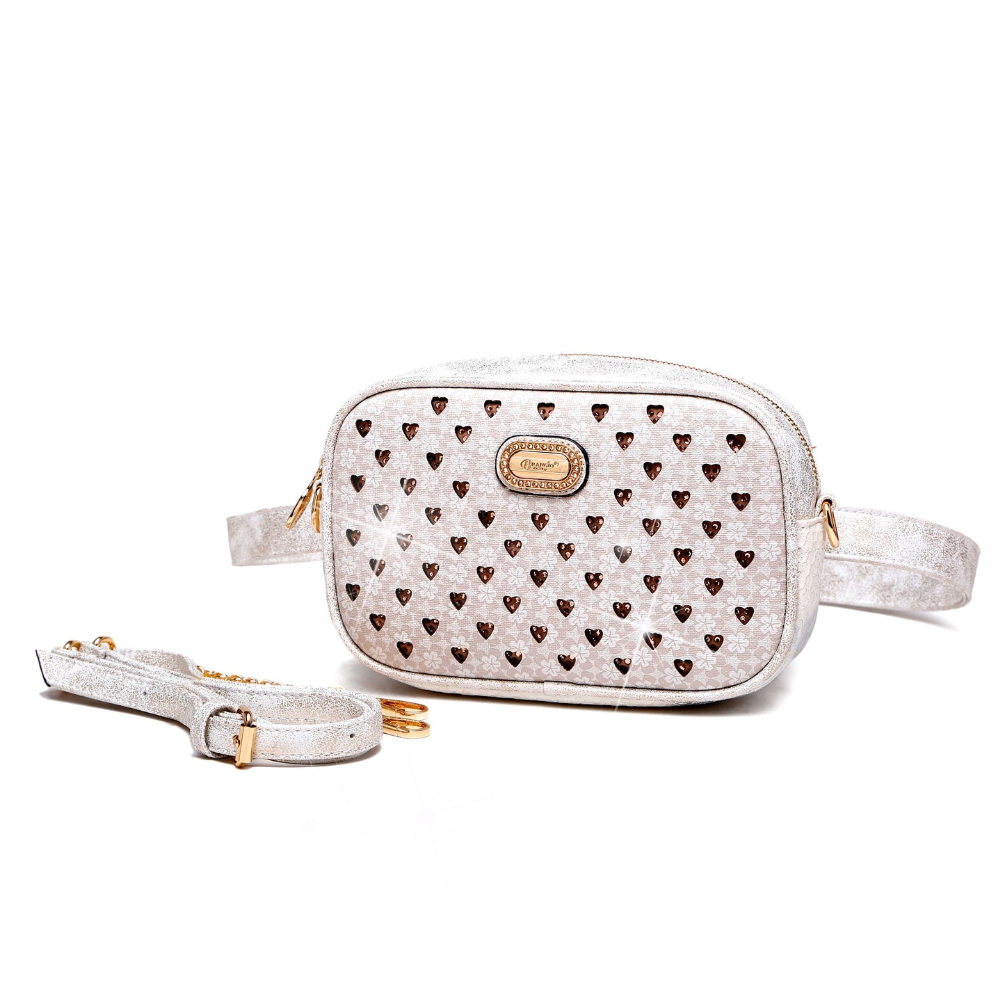 Galaxy Stars Crystal Stud Fanny Pack