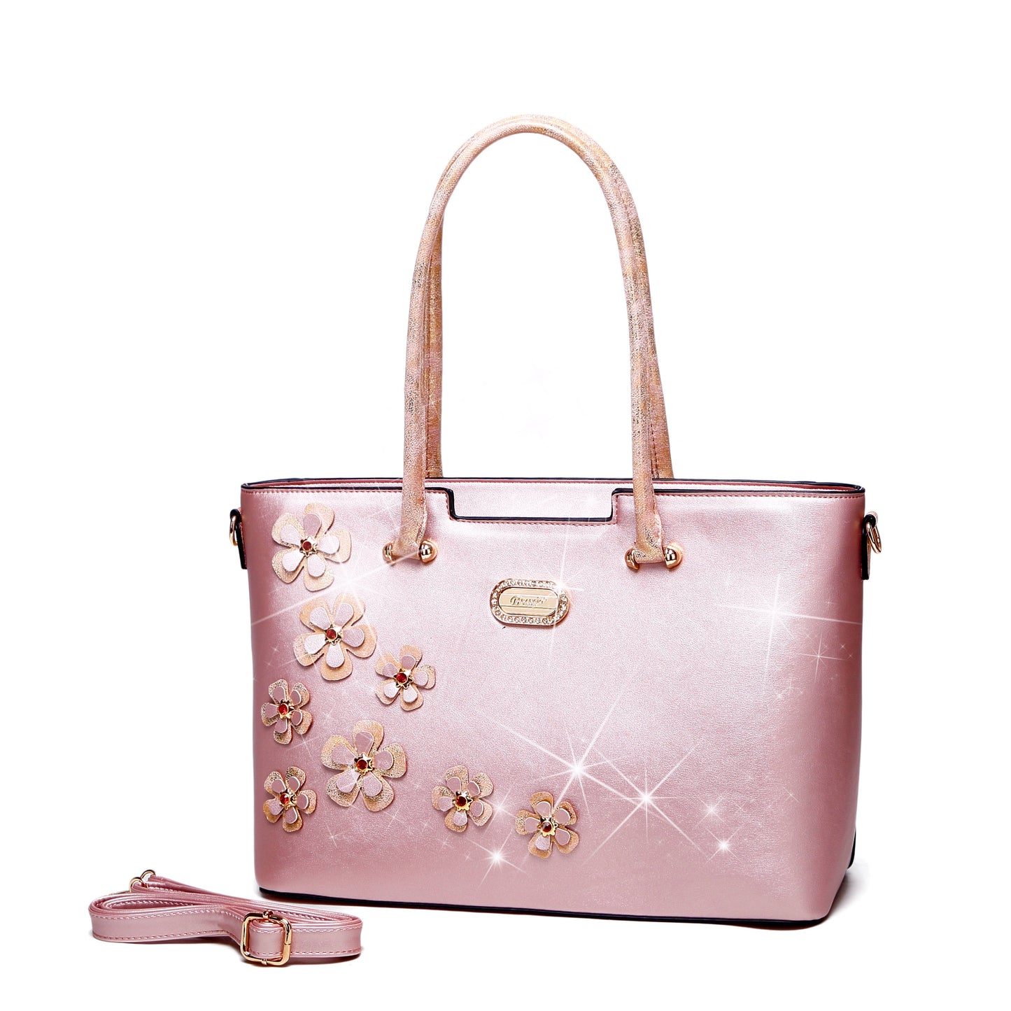 Twinkle Cosmos Florality Tote Purses and Handbags