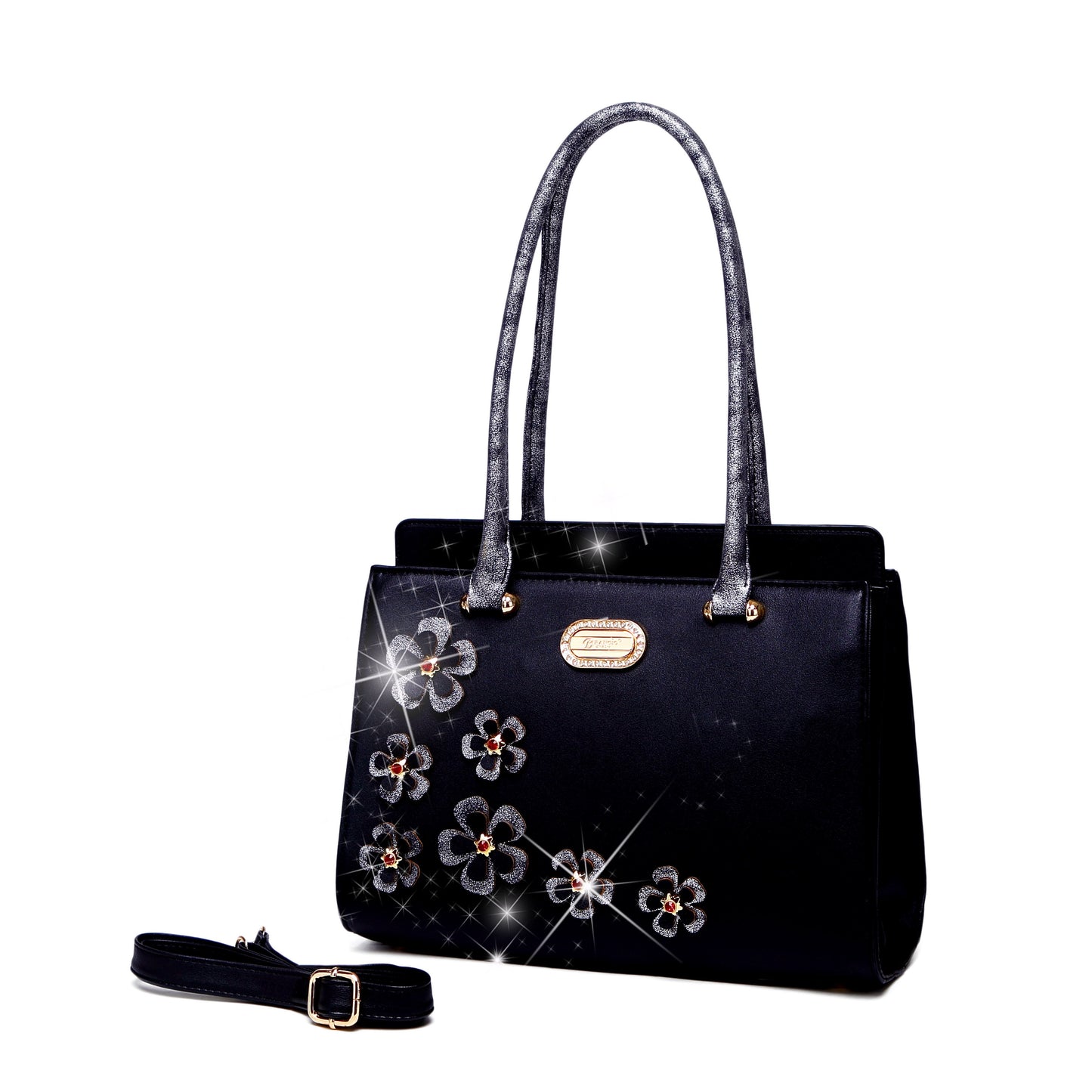 Twinkle Cosmos Florality Tote Purses and Handbags