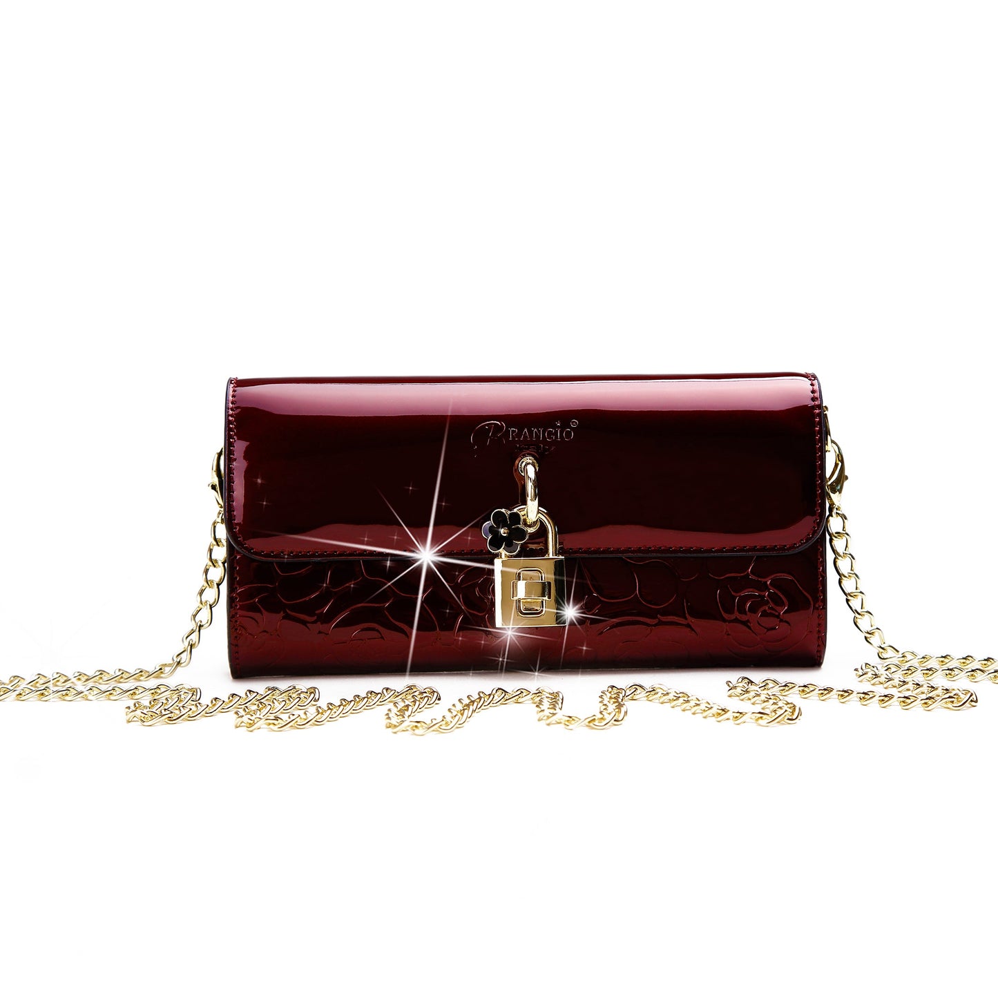 Rosy Lox Wallet & Mini Clutch Crossbody Bag