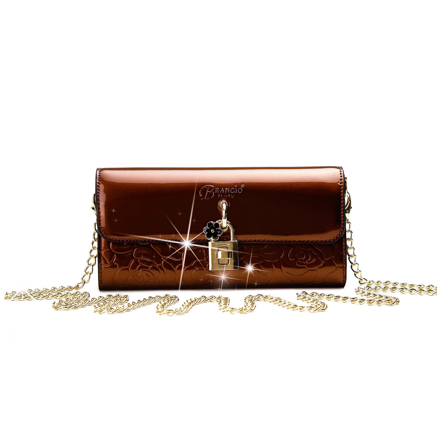 Rosy Lox Wallet & Mini Clutch Crossbody Bag