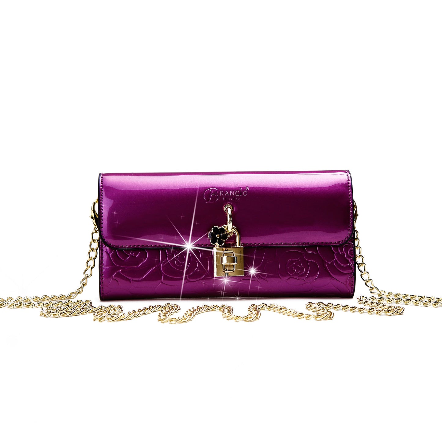 Rosy Lox Wallet & Mini Clutch Crossbody Bag