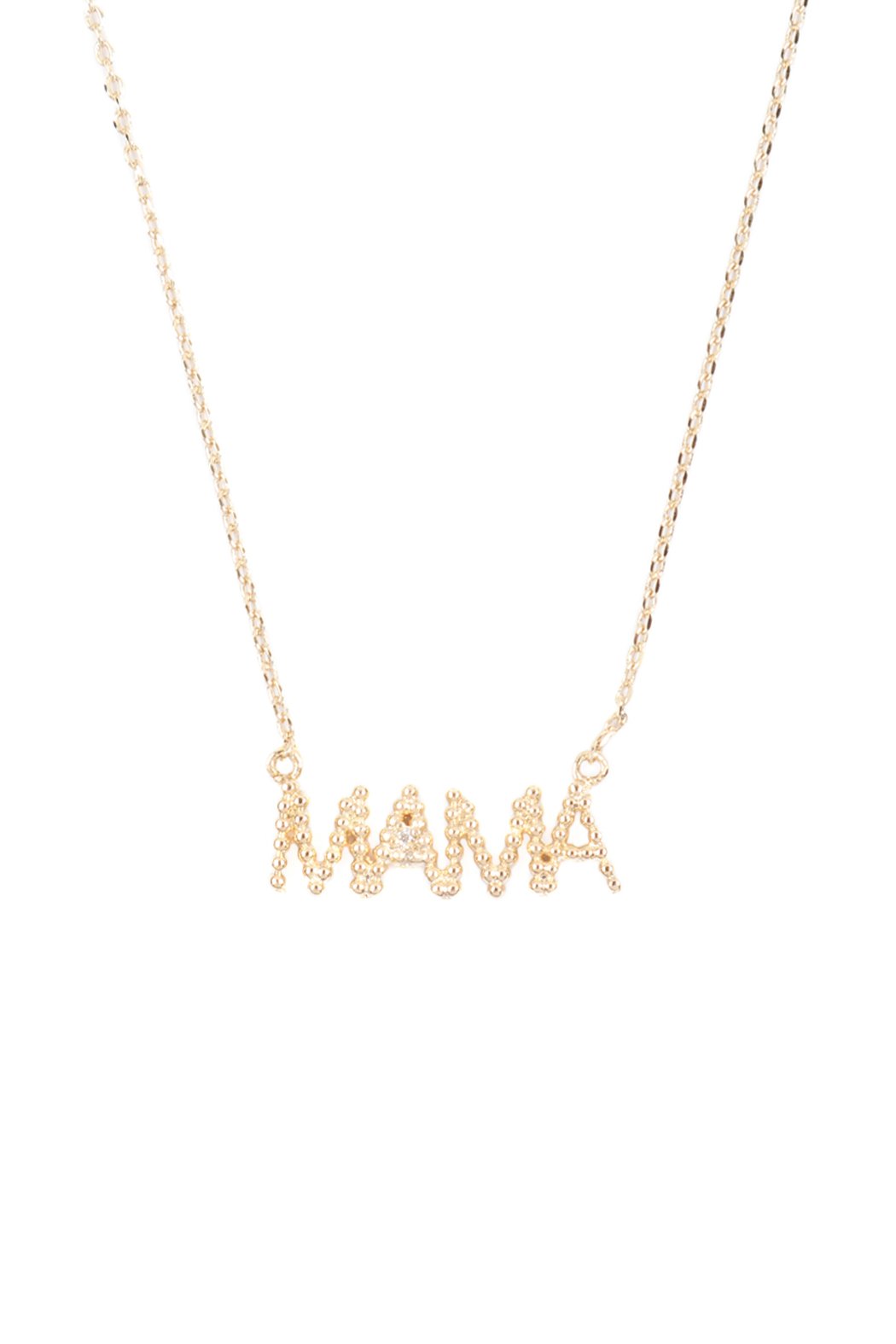 Ball Texture "Mama" Necklace
