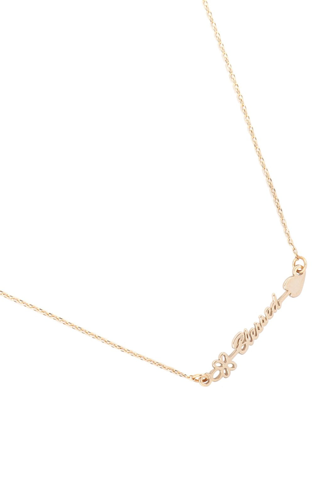 Arrow Letter Blessed Pendant Necklace