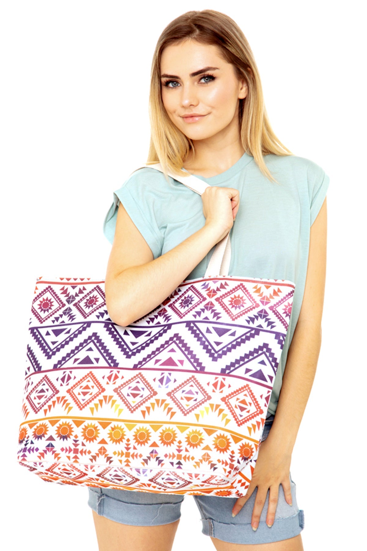 Colorful Tribal Tote Bag
