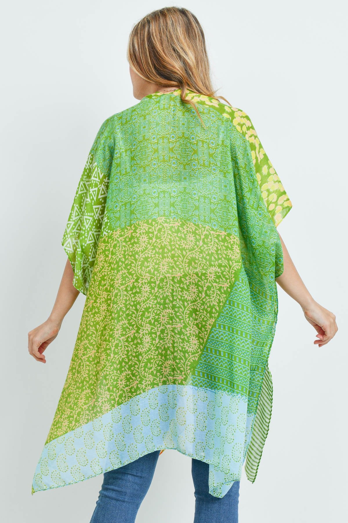 Ms0173 - Mixed Pattern Kimono