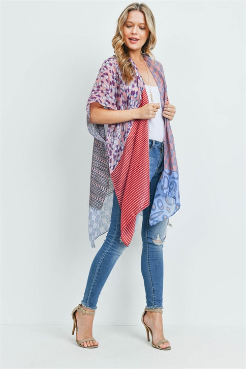 Ms0173 - Mixed Pattern Kimono