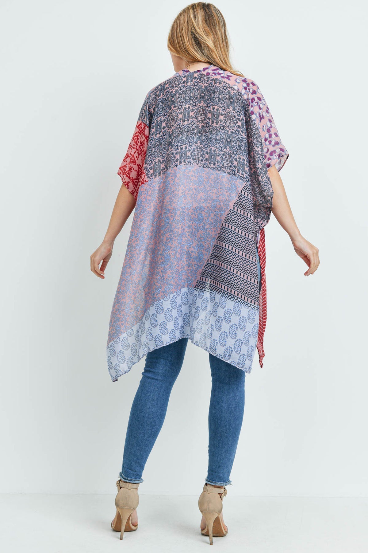 Ms0173 - Mixed Pattern Kimono