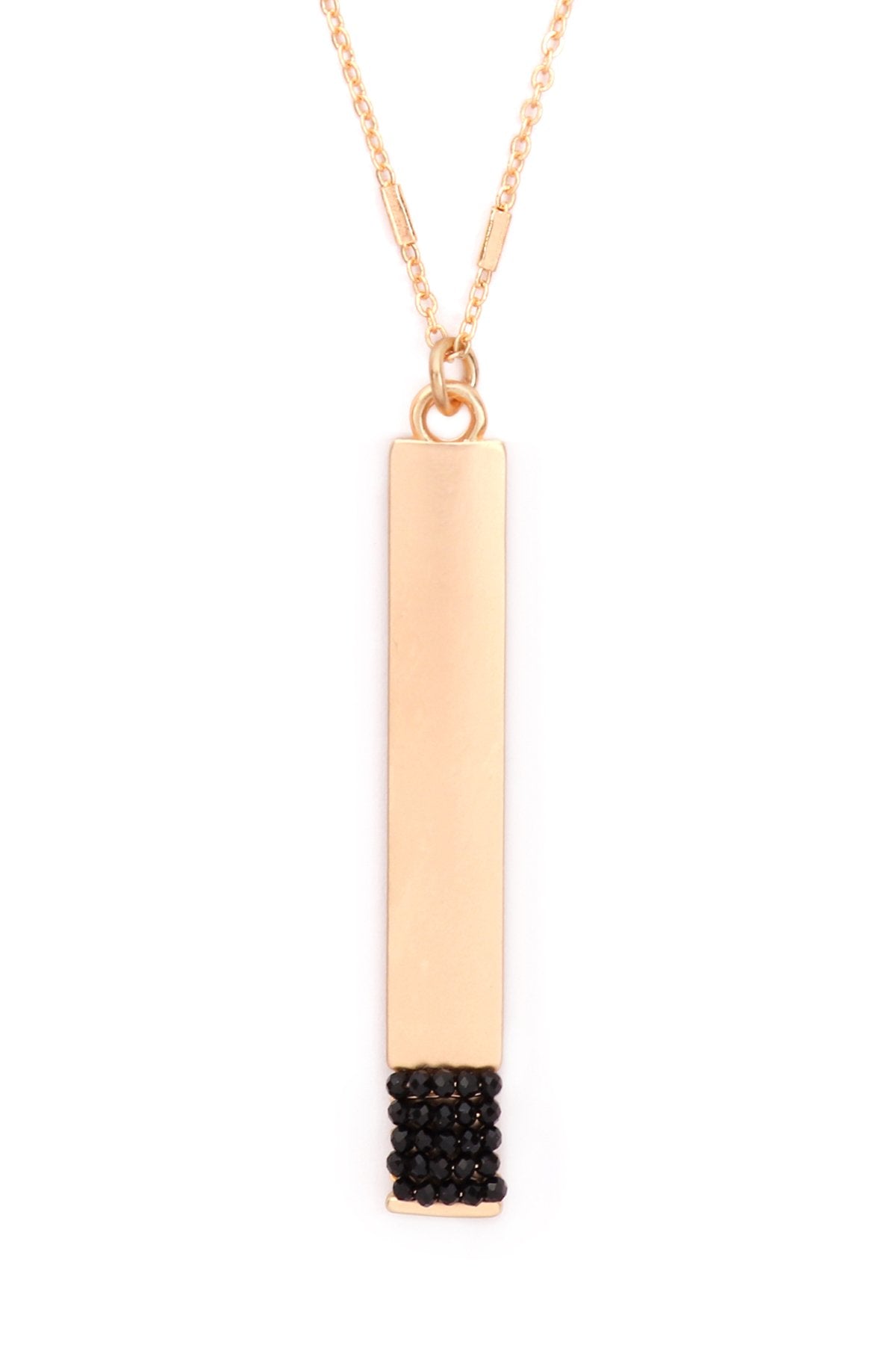 Myn1375 - Bar Pendant Necklace