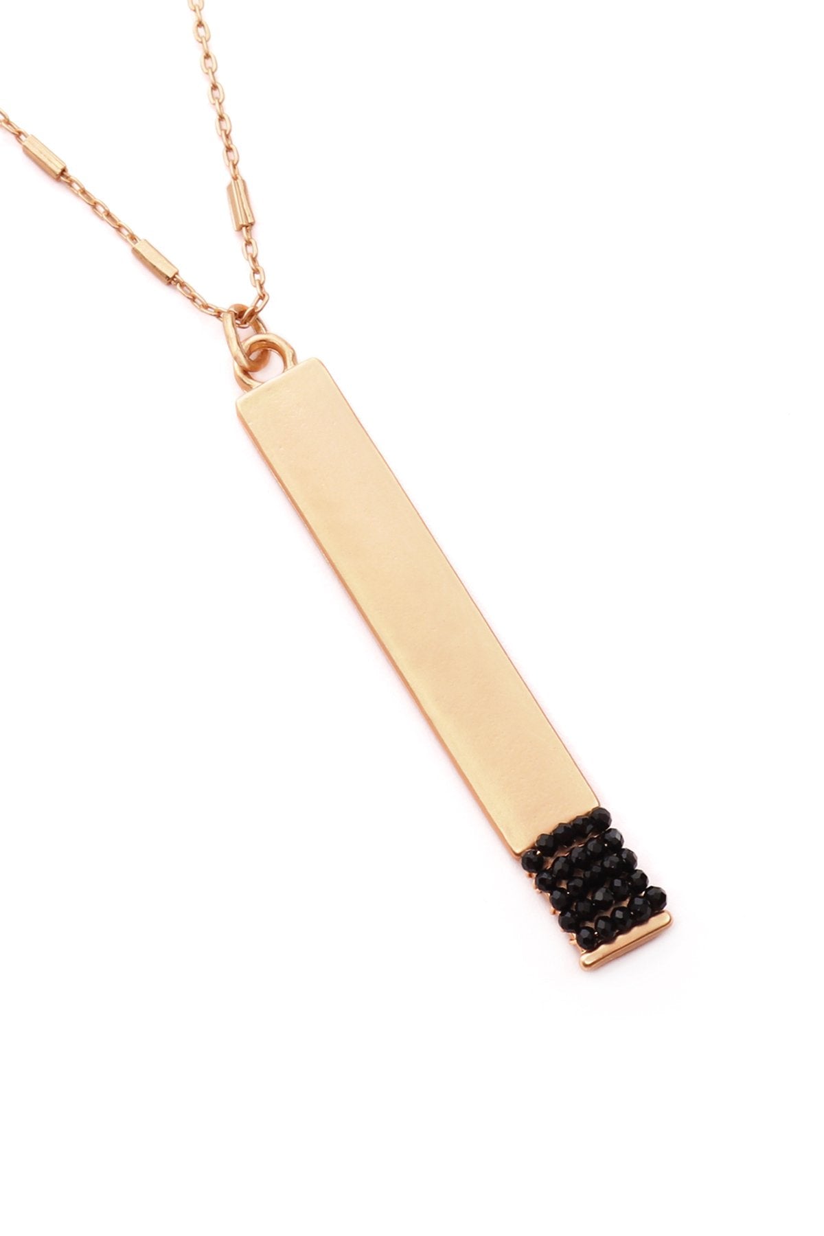 Myn1375 - Bar Pendant Necklace