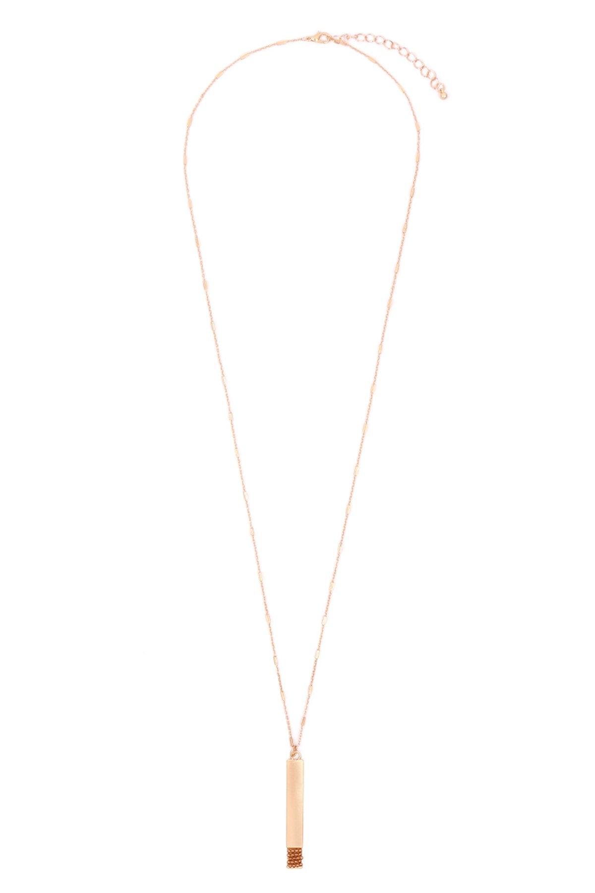 Myn1375 - Bar Pendant Necklace