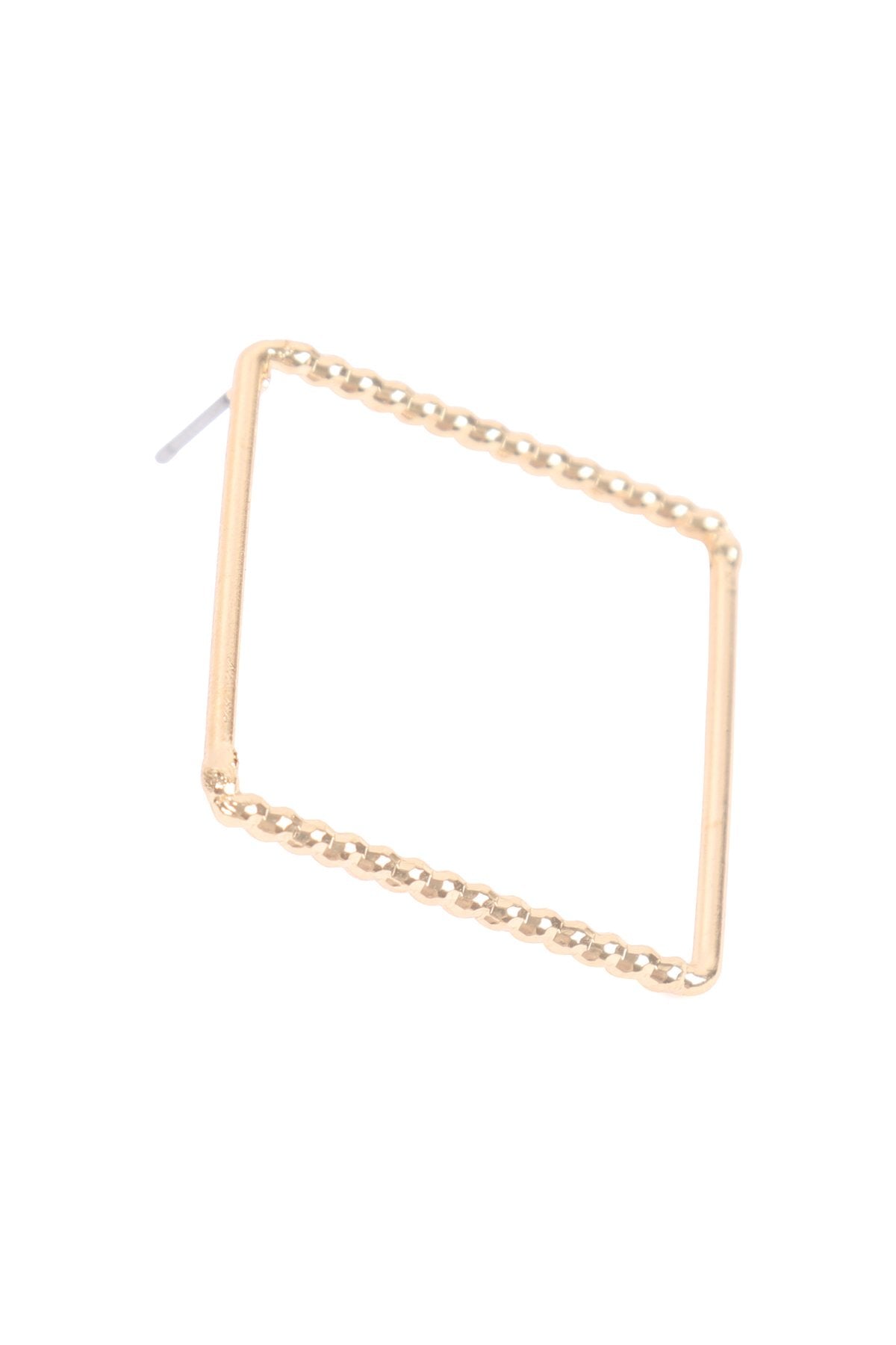 Oeb027 - Open Diamond Earrings